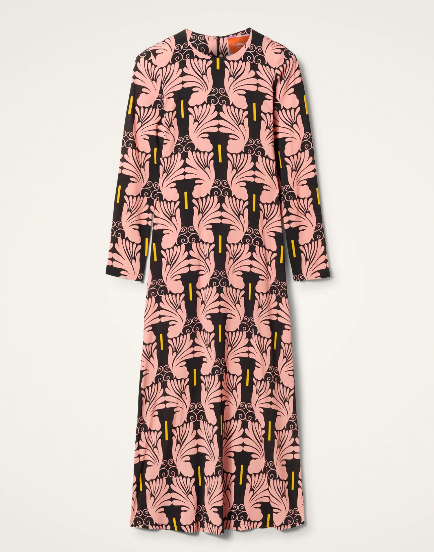 La DoubleJ Vestiti<Long Sleeve Swing DressAli Rosa in Sable