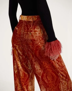 La DoubleJ Pantaloni E Shorts<Loose PantsBanquet Orange in Devor&eacute;