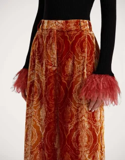 La DoubleJ Pantaloni E Shorts<Loose PantsBanquet Orange in Devor&eacute;