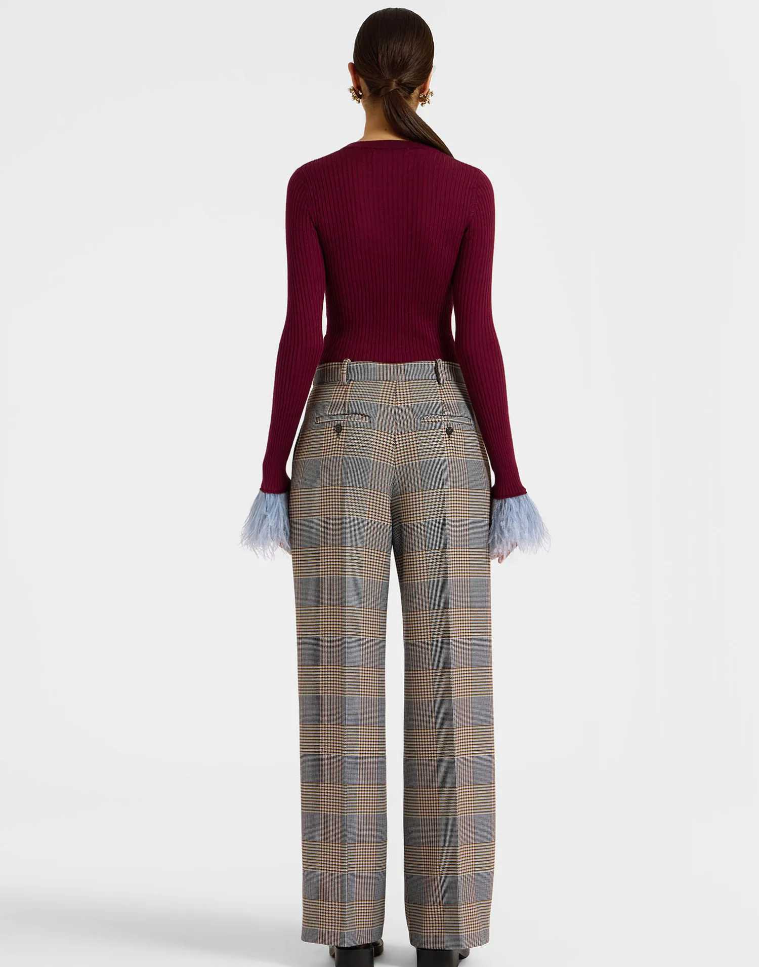 La DoubleJ Pantaloni E Shorts<Loose PantsMoors Multicolor in Viscose Tailoring