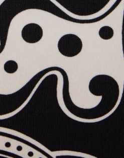 La DoubleJ Loungewear<Magica BraAperol Black & White in Jersey Stretch