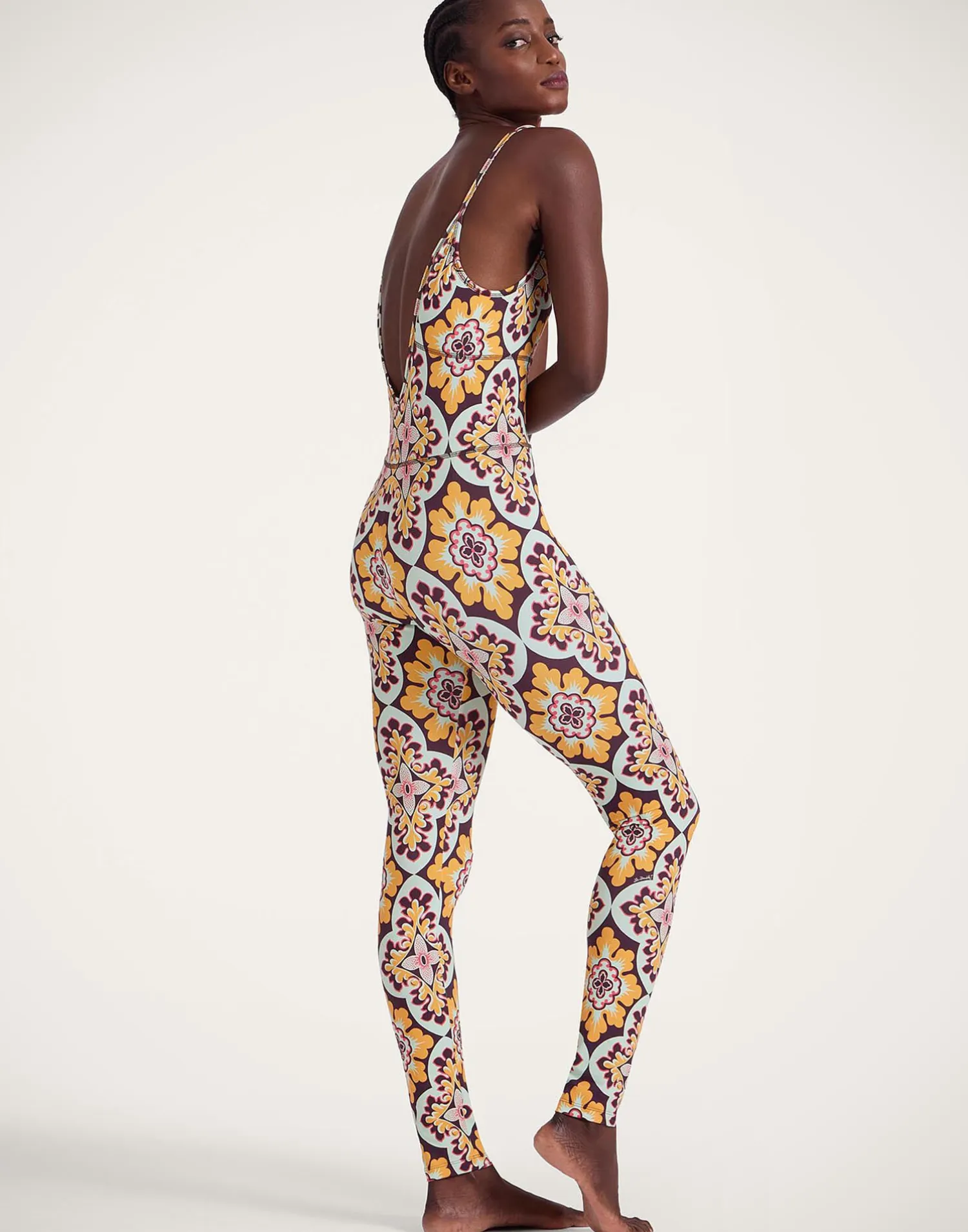 La DoubleJ Loungewear<Magica CatsuitPalazzo Yellow in Jersey Stretch