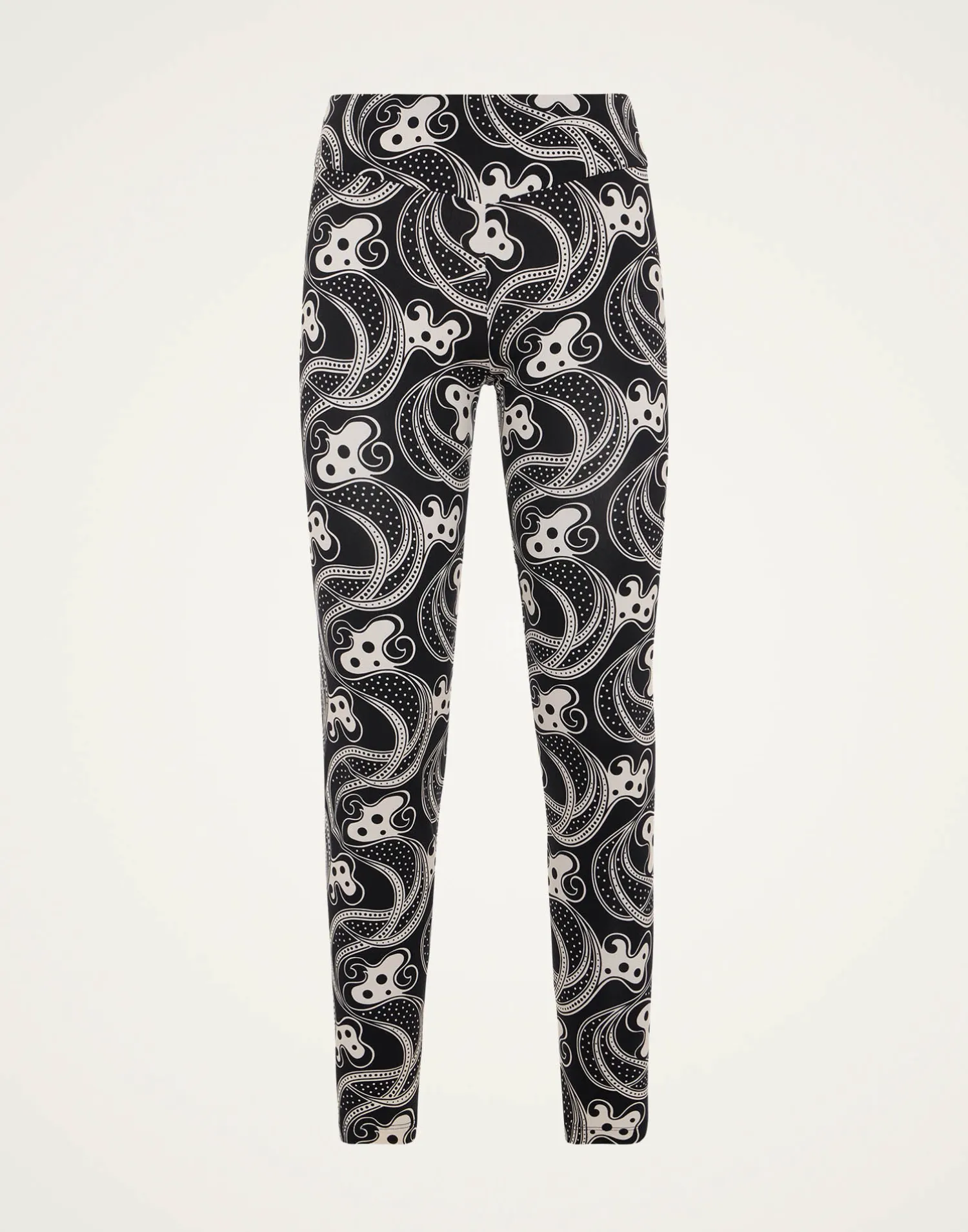 La DoubleJ Loungewear<Magica LeggingsAperol Black & White in Jersey Stretch