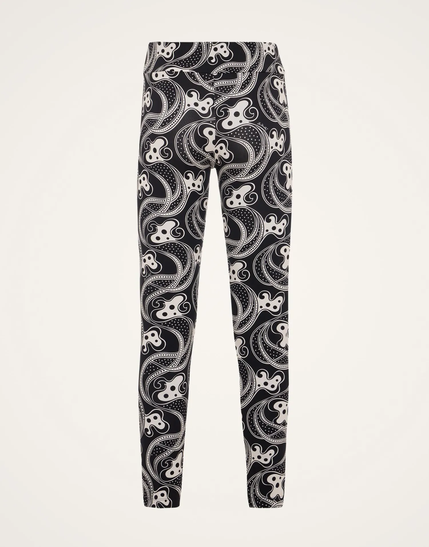 La DoubleJ Loungewear<Magica LeggingsAperol Black & White in Jersey Stretch