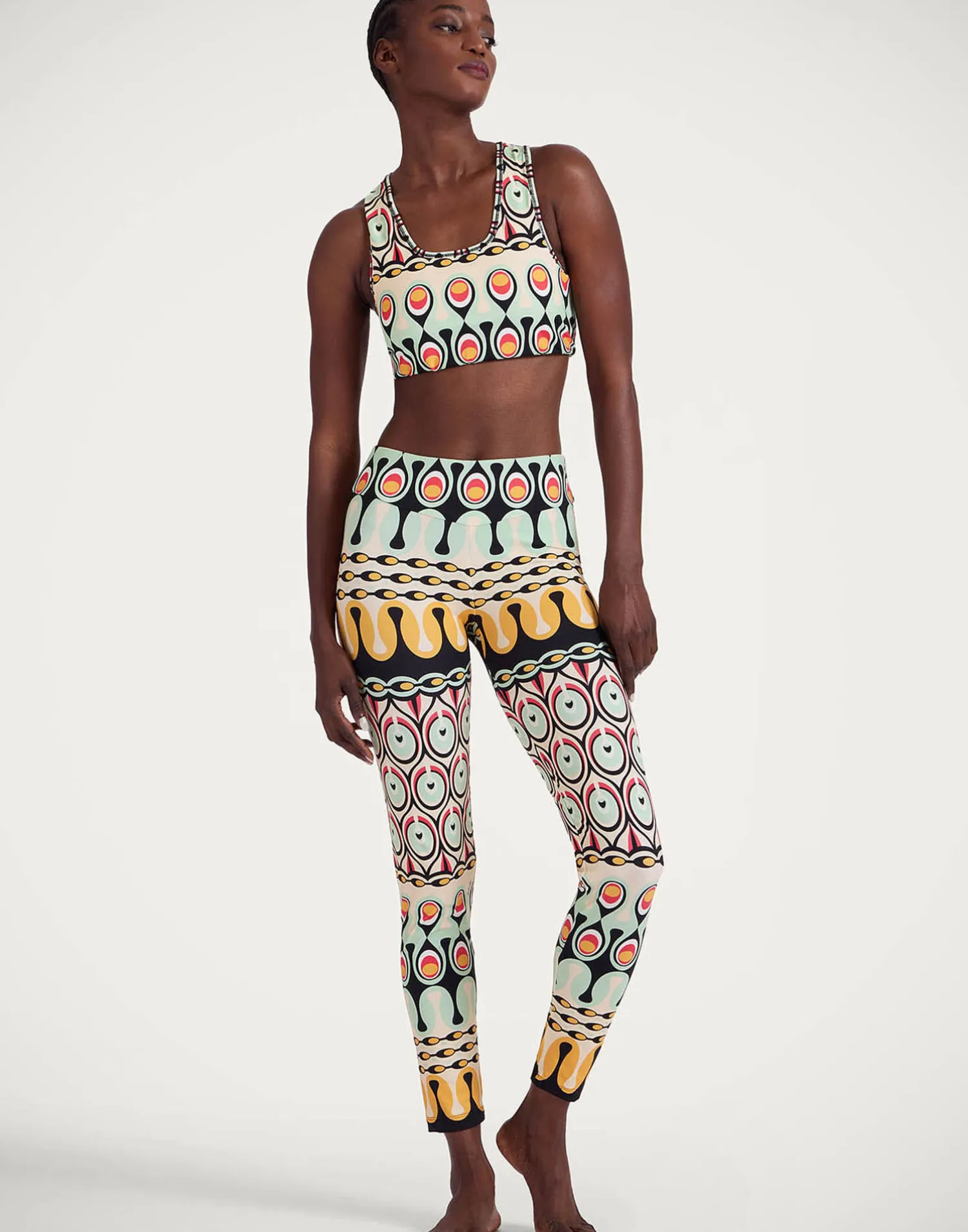 La DoubleJ Loungewear<Magica LeggingsRio Yellow in Jersey Stretch