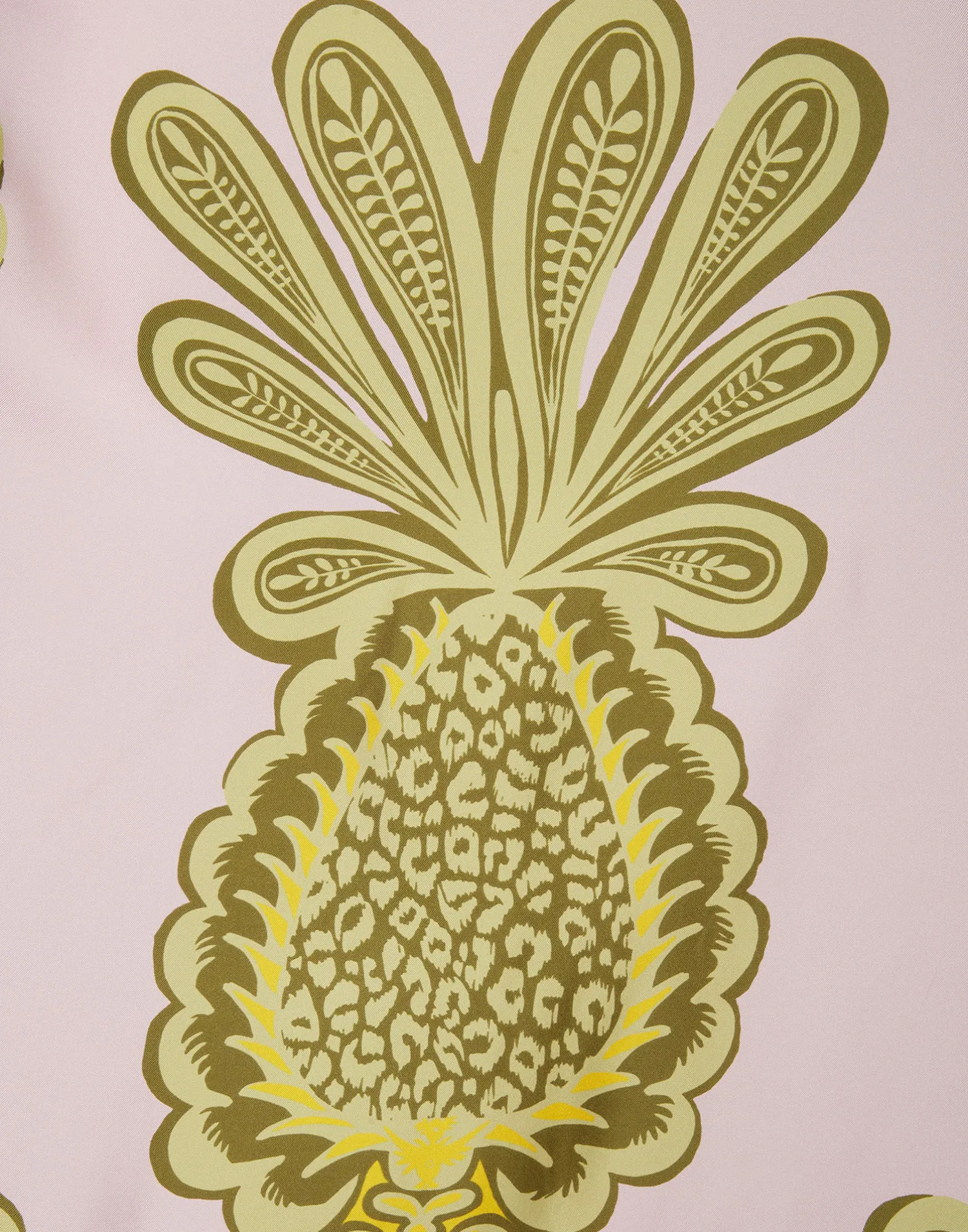 La DoubleJ Vestiti<Magnifico DressBig Pineapple Pink in Twill Silk