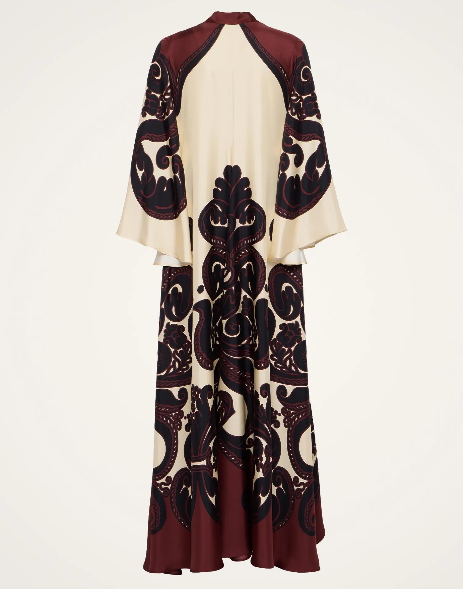 La DoubleJ Party Dressing<Magnifico DressCorsini Placée Cream in Silk Twill