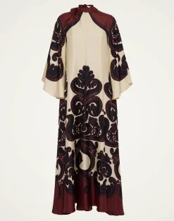 La DoubleJ Party Dressing<Magnifico DressCorsini Placée Cream in Silk Twill