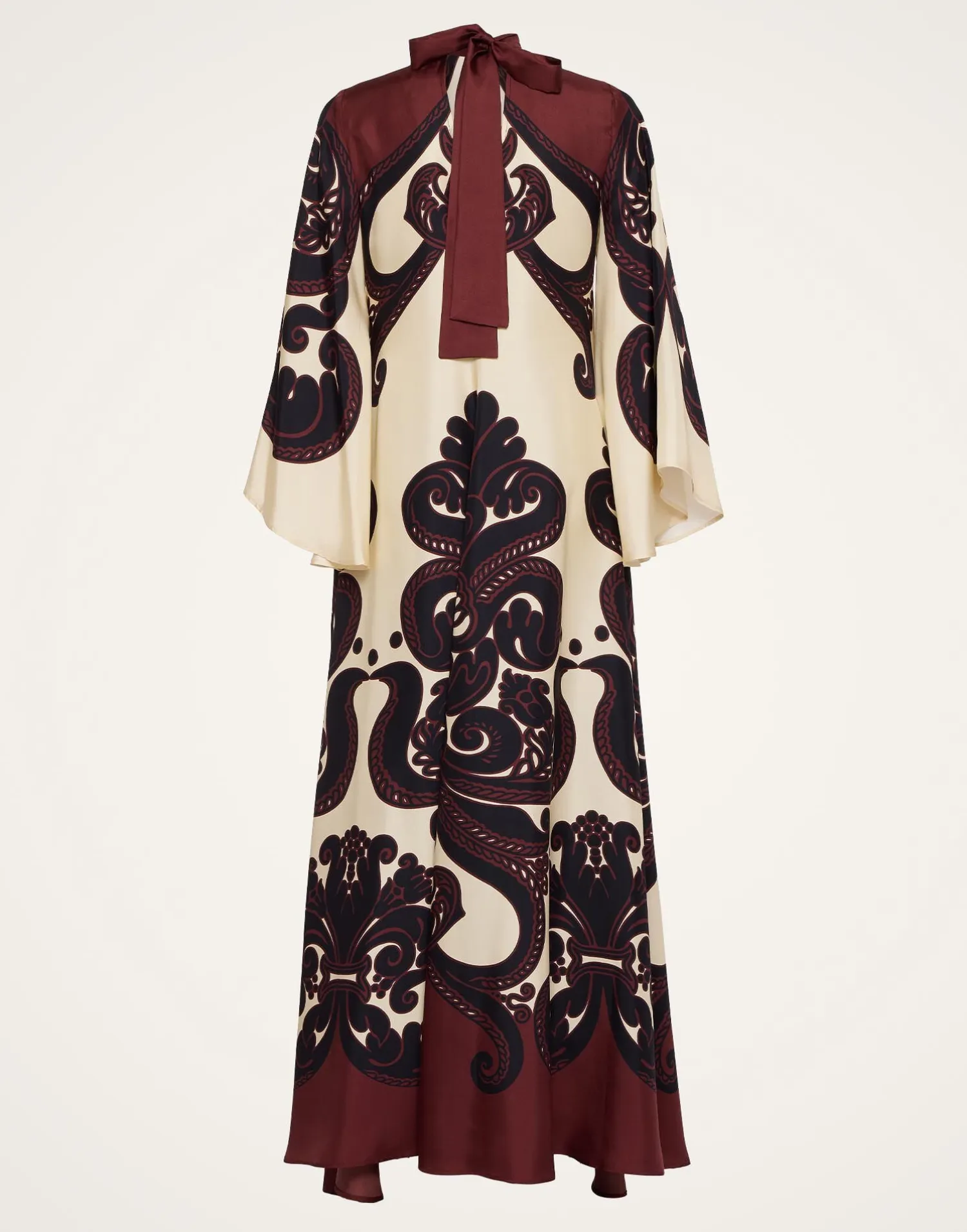 La DoubleJ Party Dressing<Magnifico DressCorsini Placée Cream in Silk Twill