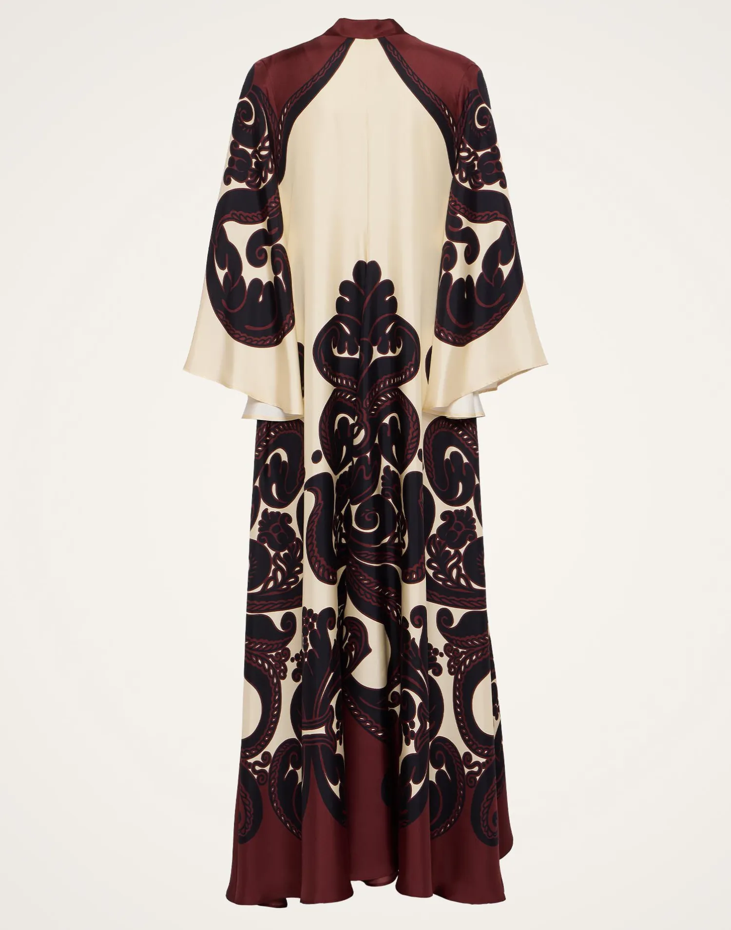 La DoubleJ Vestiti<Magnifico DressCorsini Placée Cream in Silk Twill