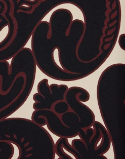 La DoubleJ Vestiti<Magnifico DressCorsini Placée Cream in Silk Twill