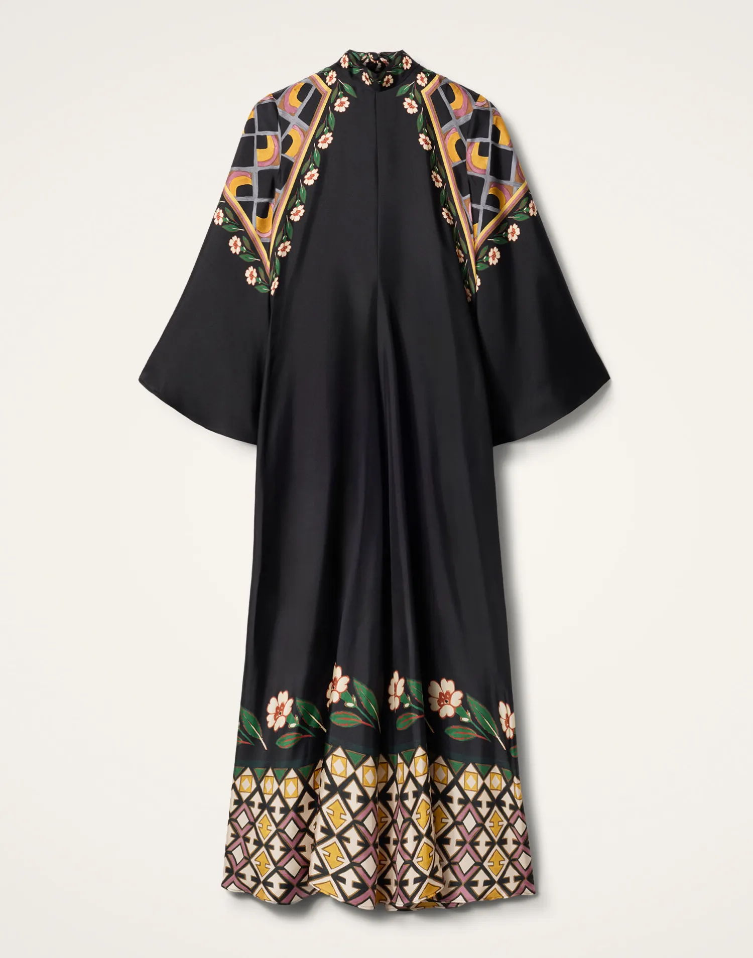 La DoubleJ Vestiti<Magnifico DressDazed Placée Black in Silk Twill