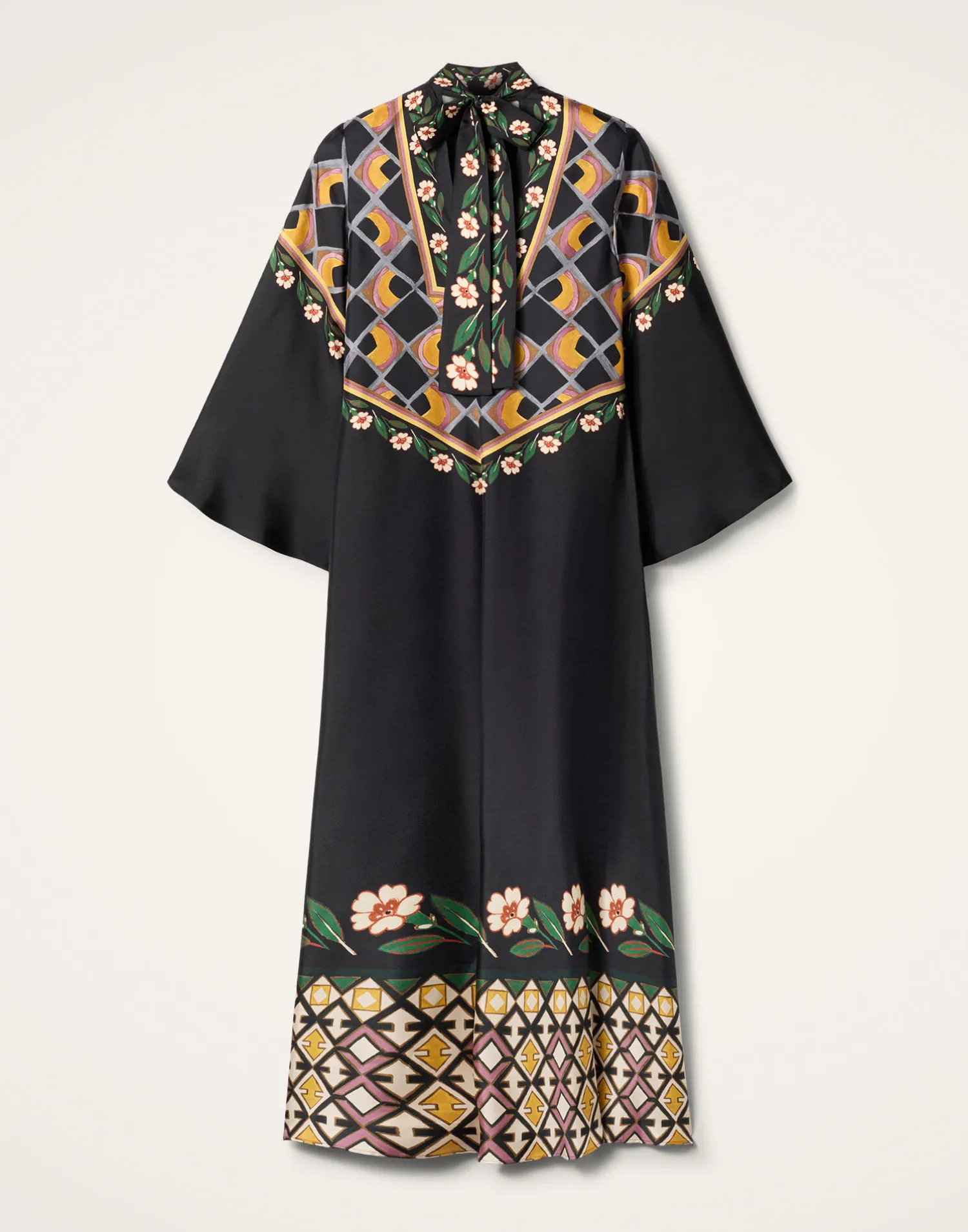 La DoubleJ Vestiti<Magnifico DressDazed Placée Black in Silk Twill