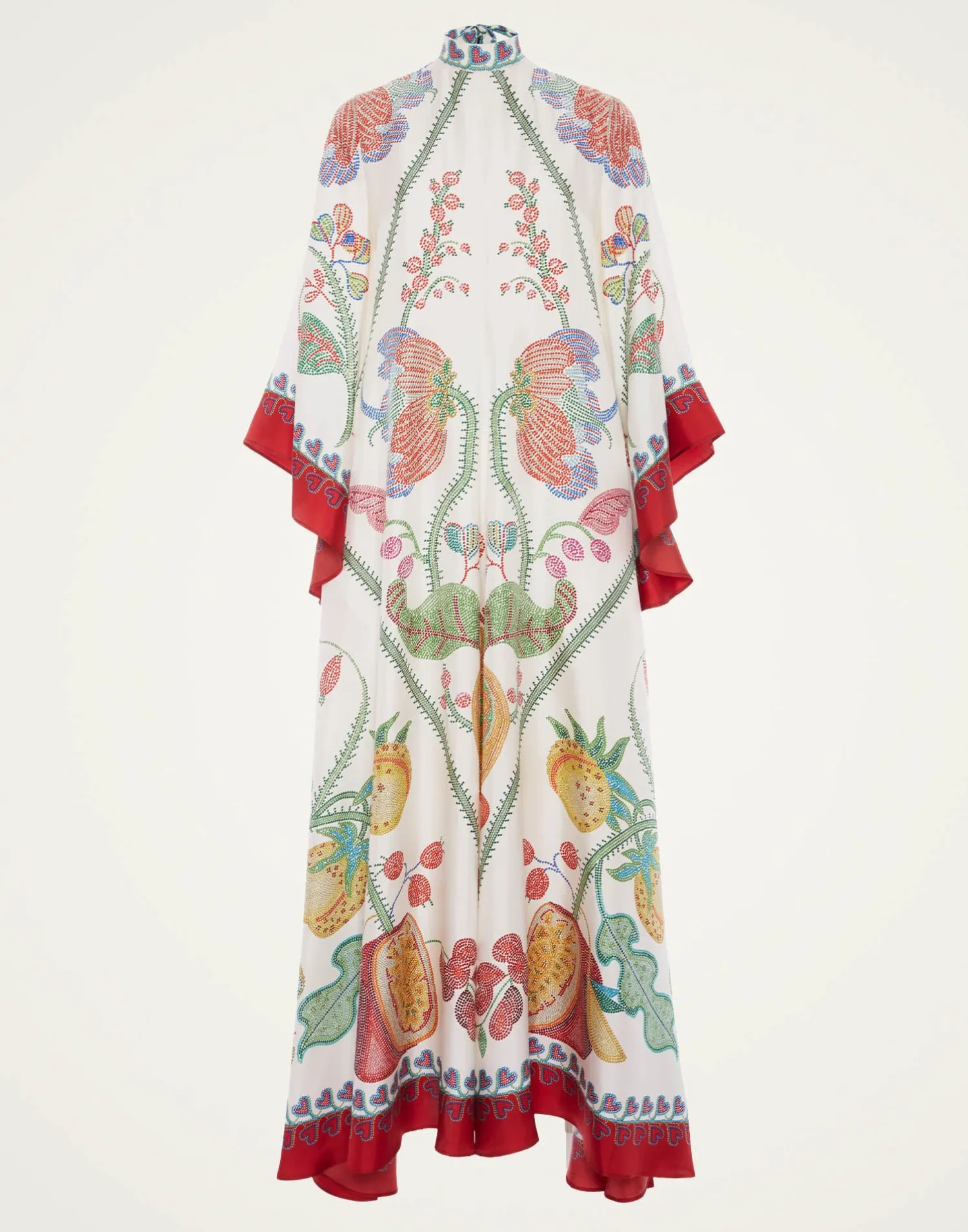 La DoubleJ Party Dressing<Magnifico DressGrenadilla Placée Off White in Silk Twill