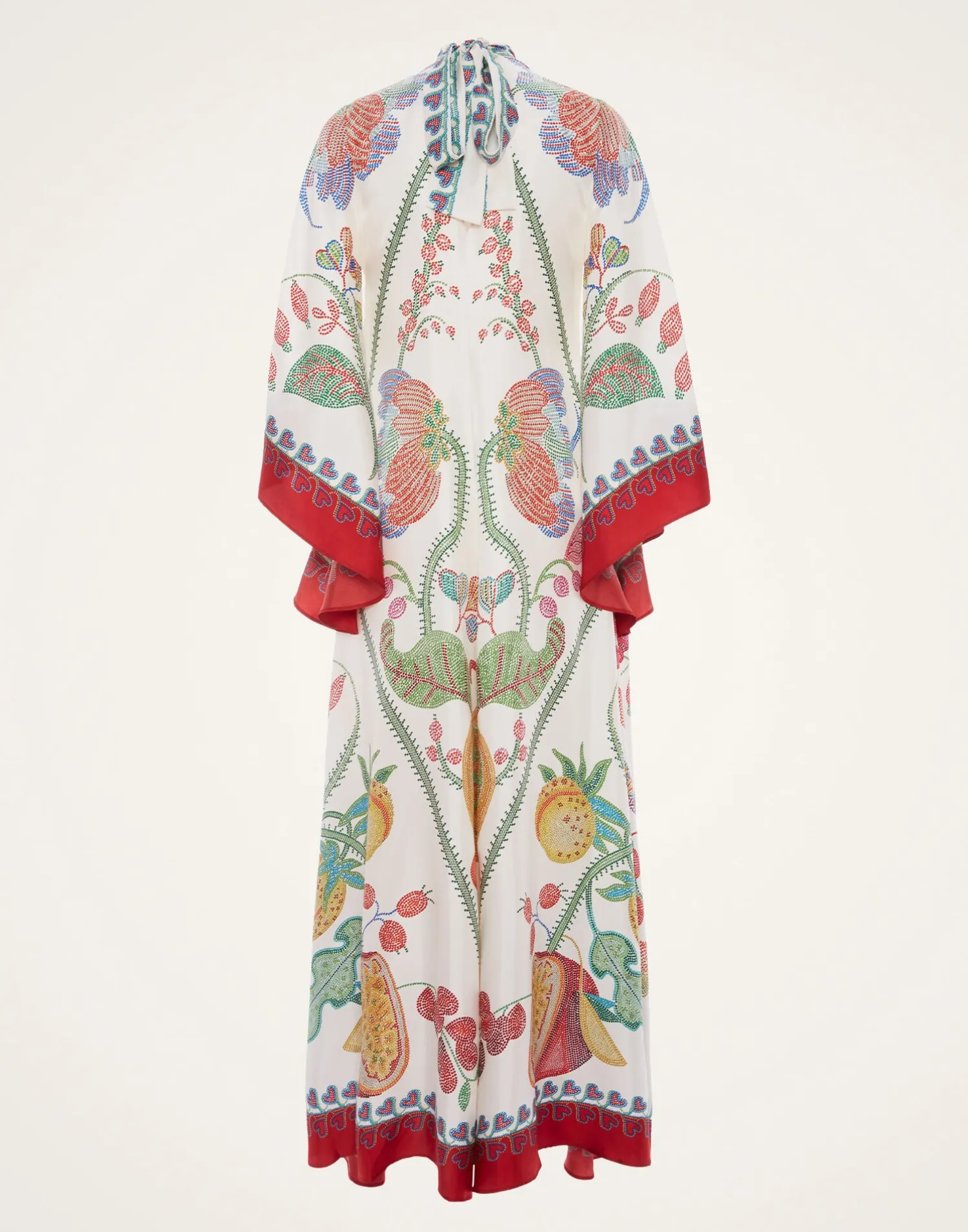 La DoubleJ Party Dressing<Magnifico DressGrenadilla Placée Off White in Silk Twill