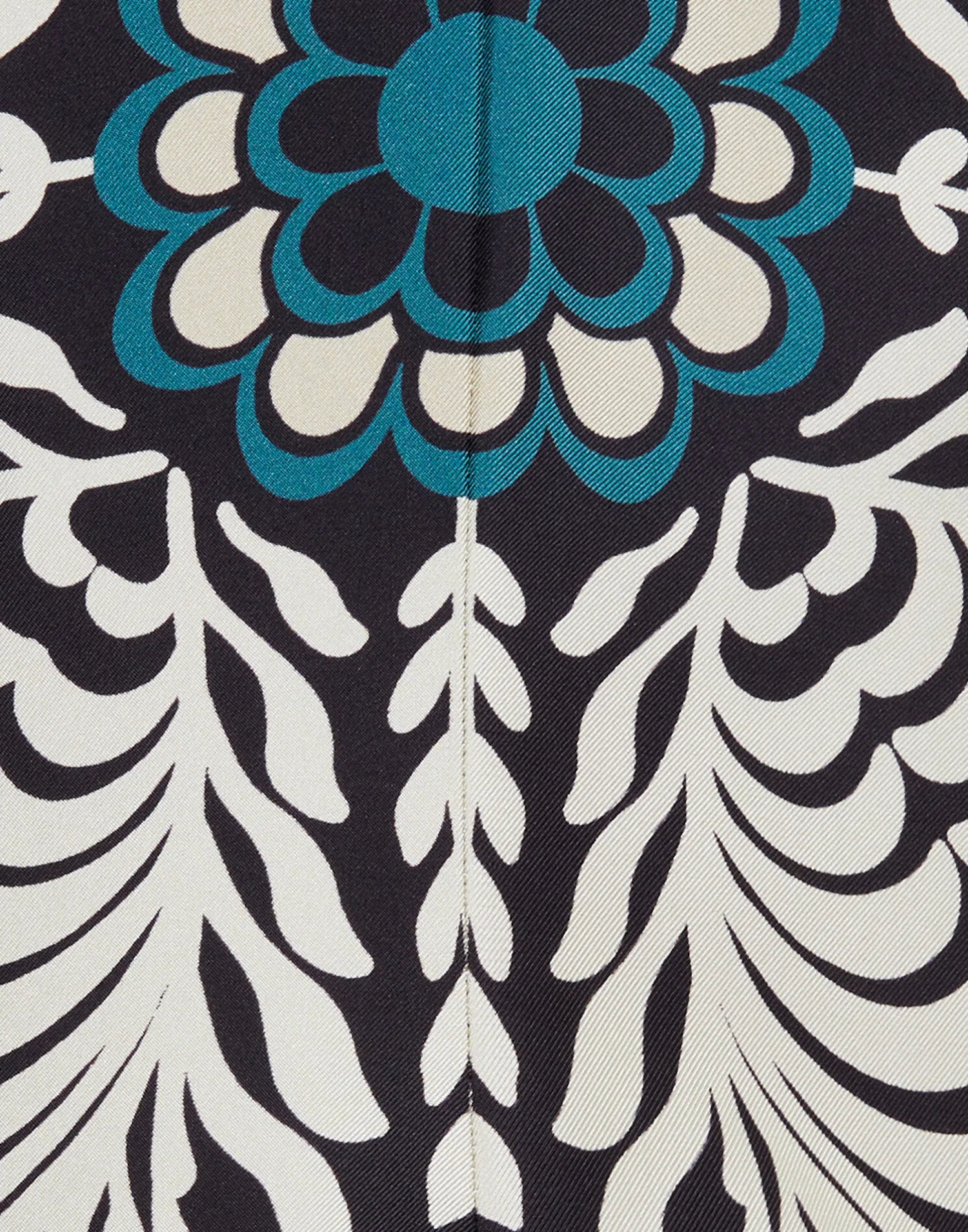 La DoubleJ Vestiti<Magnifico DressMix Tiles Placée Black in Silk Twill