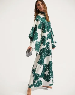 La DoubleJ Vestiti<Magnifico DressMonstera in Silk Twill