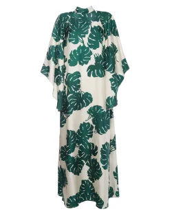 La DoubleJ Vestiti<Magnifico DressMonstera in Silk Twill