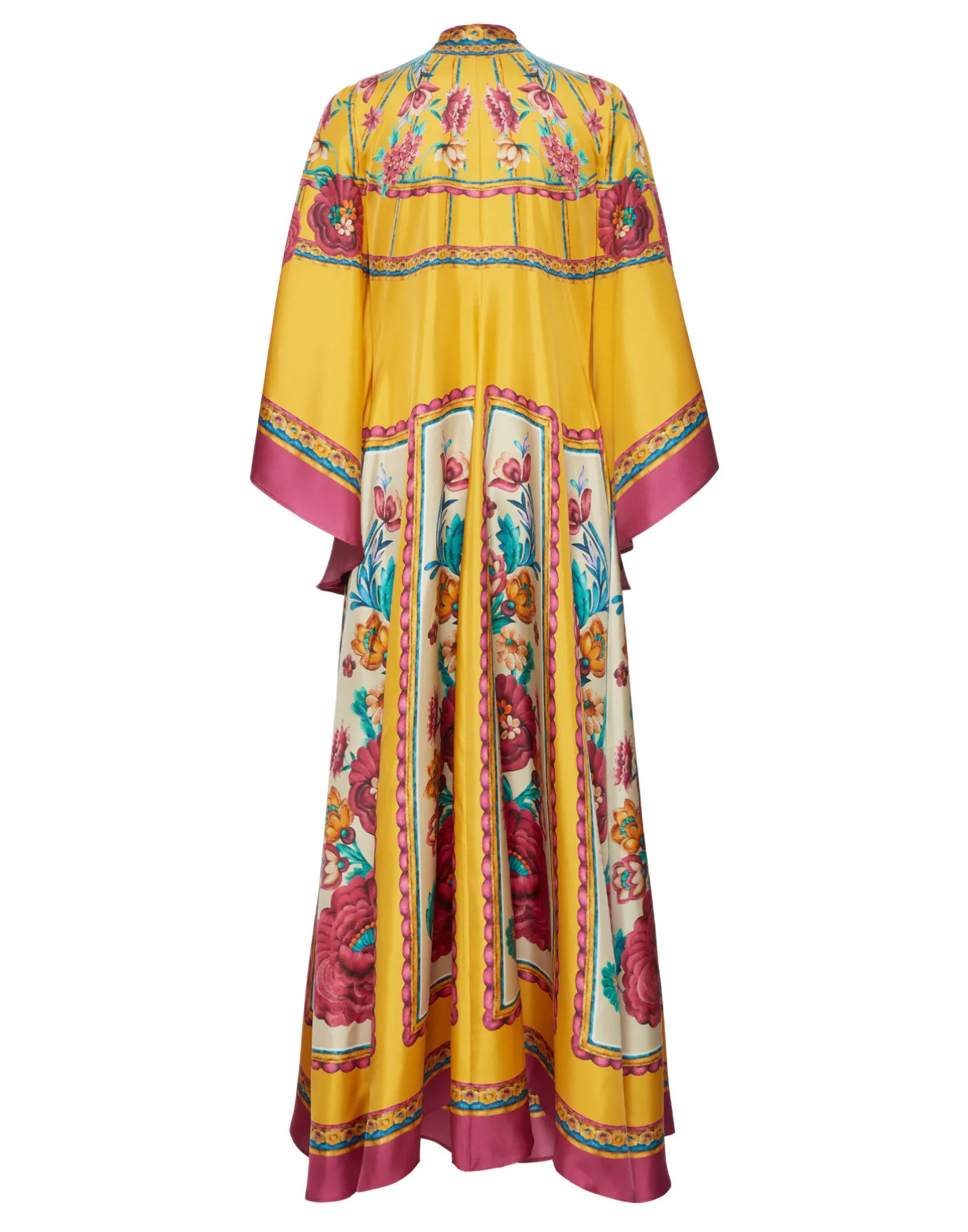 La DoubleJ Vestiti<Magnifico DressZodiac Placée Marigold in Silk Twill