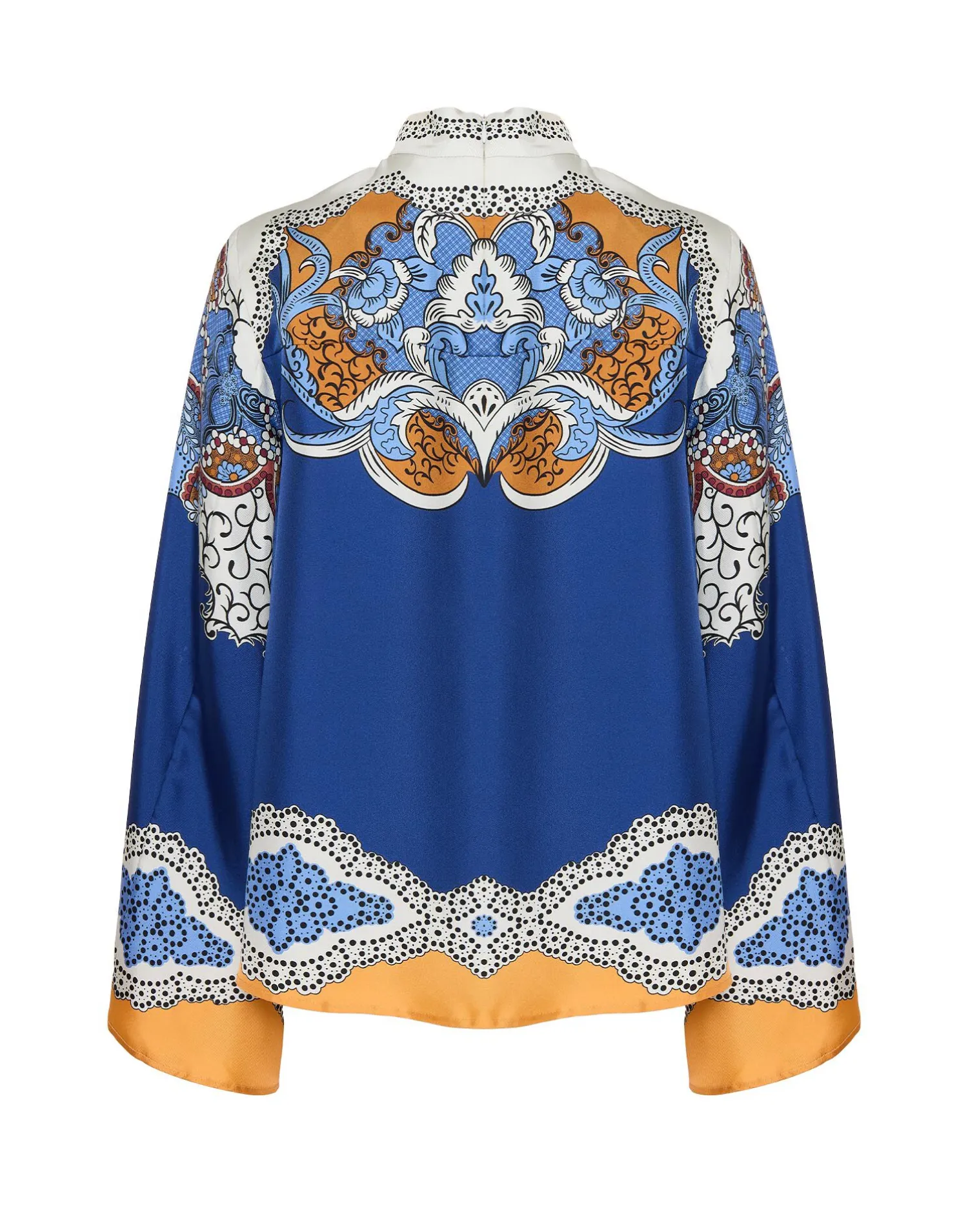 La DoubleJ Camicie E Top<Make An Exit TopPortal Placée Light Blue in Silk Twill