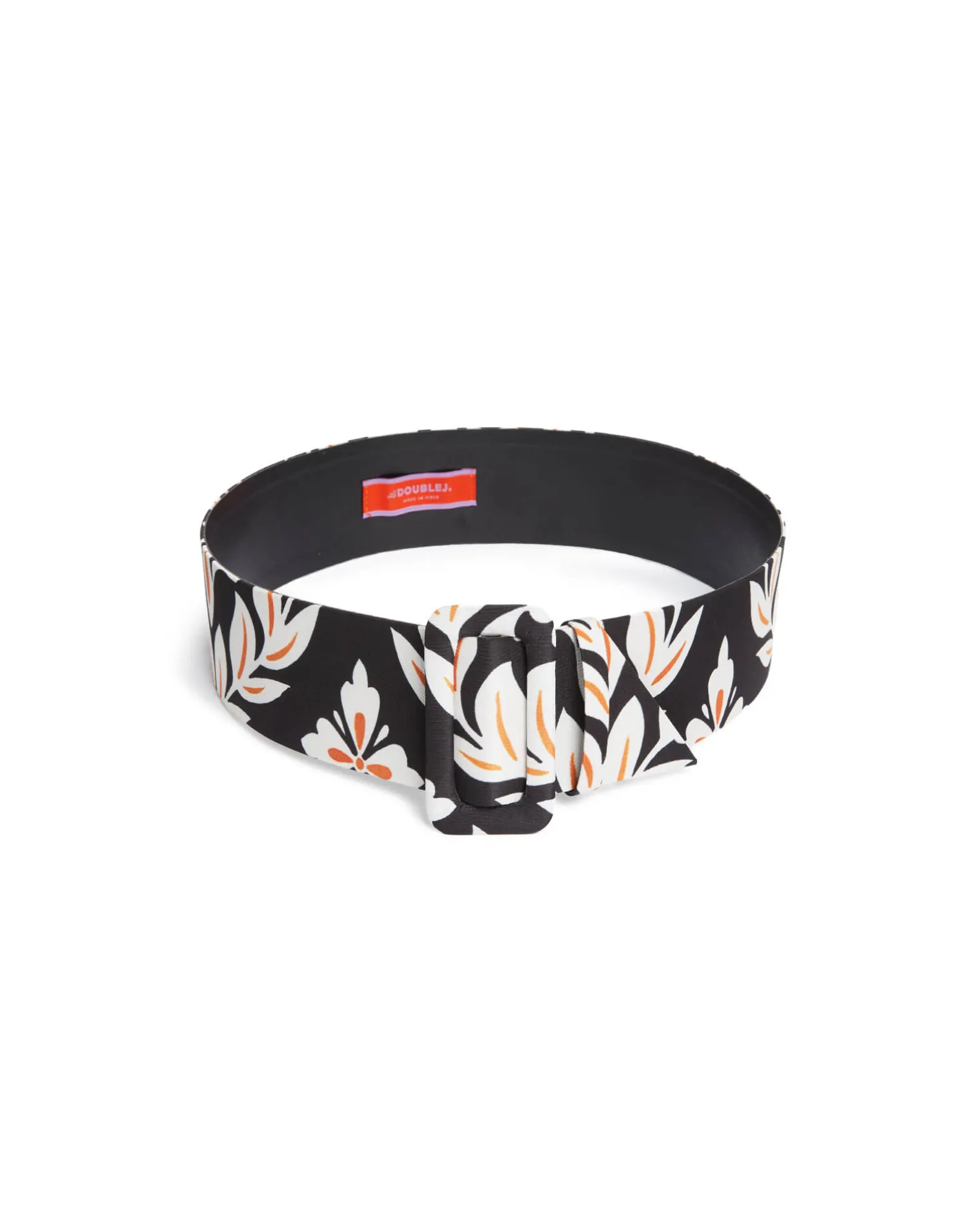 La DoubleJ Piccoli Accessori|Accessories<Medium BeltGhirlanda Black in Light Faille
