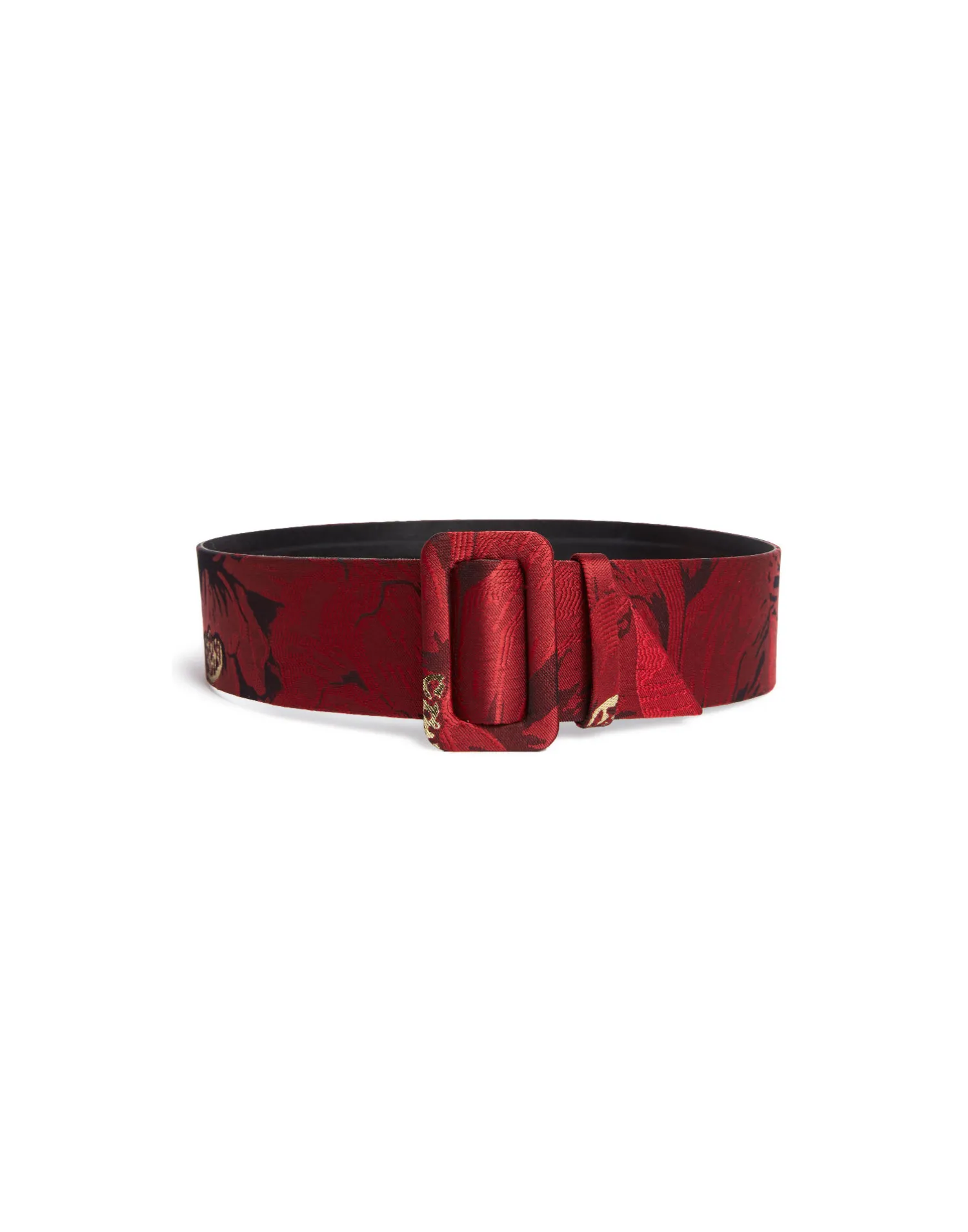 La DoubleJ Piccoli Accessori|Accessories<Medium BeltRuby Red in Jacquard