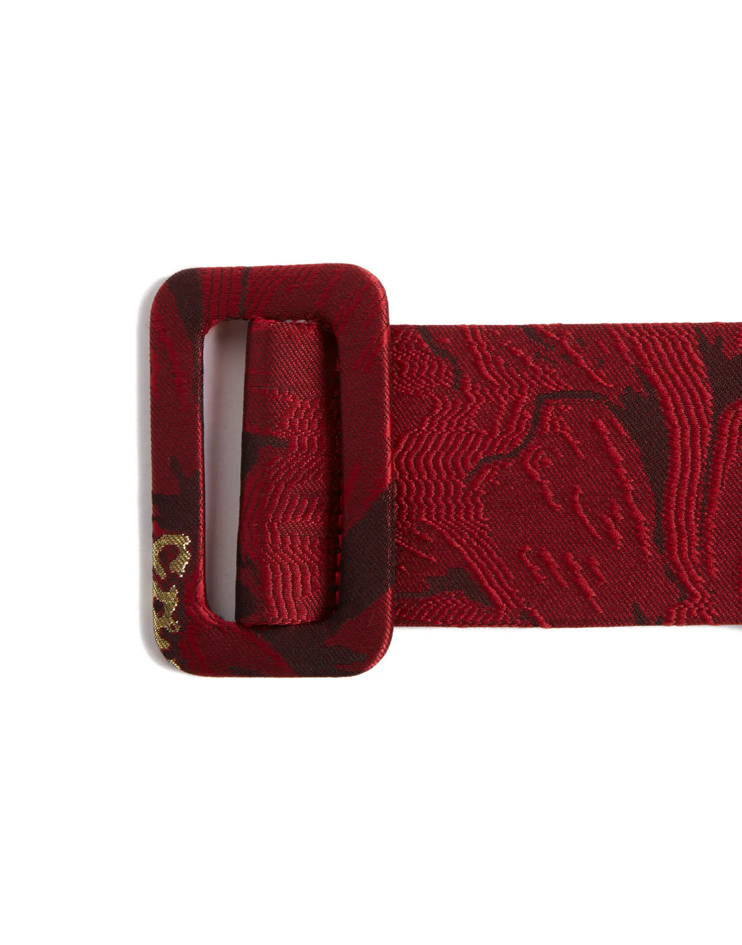 La DoubleJ Piccoli Accessori|Accessories<Medium BeltRuby Red in Jacquard
