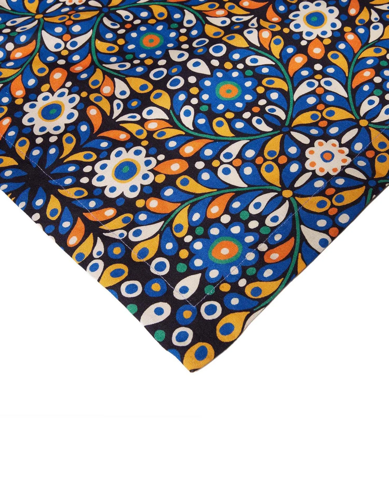 La DoubleJ Runner E Tovagliette|Tessili<Medium RunnerConfetti Blu in Linen