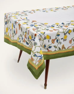 La DoubleJ Tovaglie|Tessili<Medium TableclothBorboni White in Linen