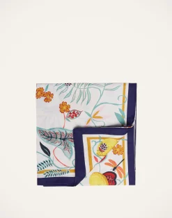 La DoubleJ Tovaglie|Tessili<Medium TableclothBotanical (Placée) in Linen