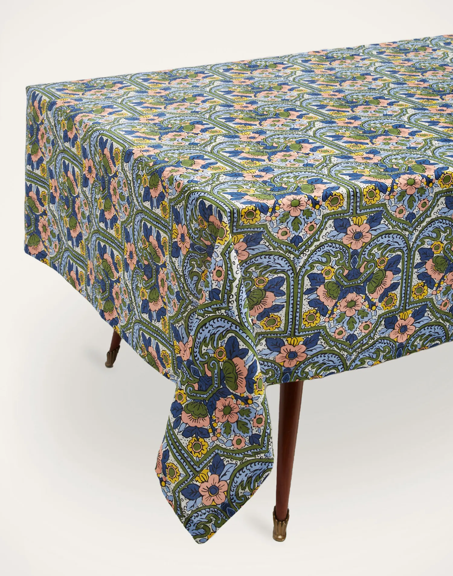 La DoubleJ Tovaglie|Tessili<Medium TableclothCorte Blu in Linen
