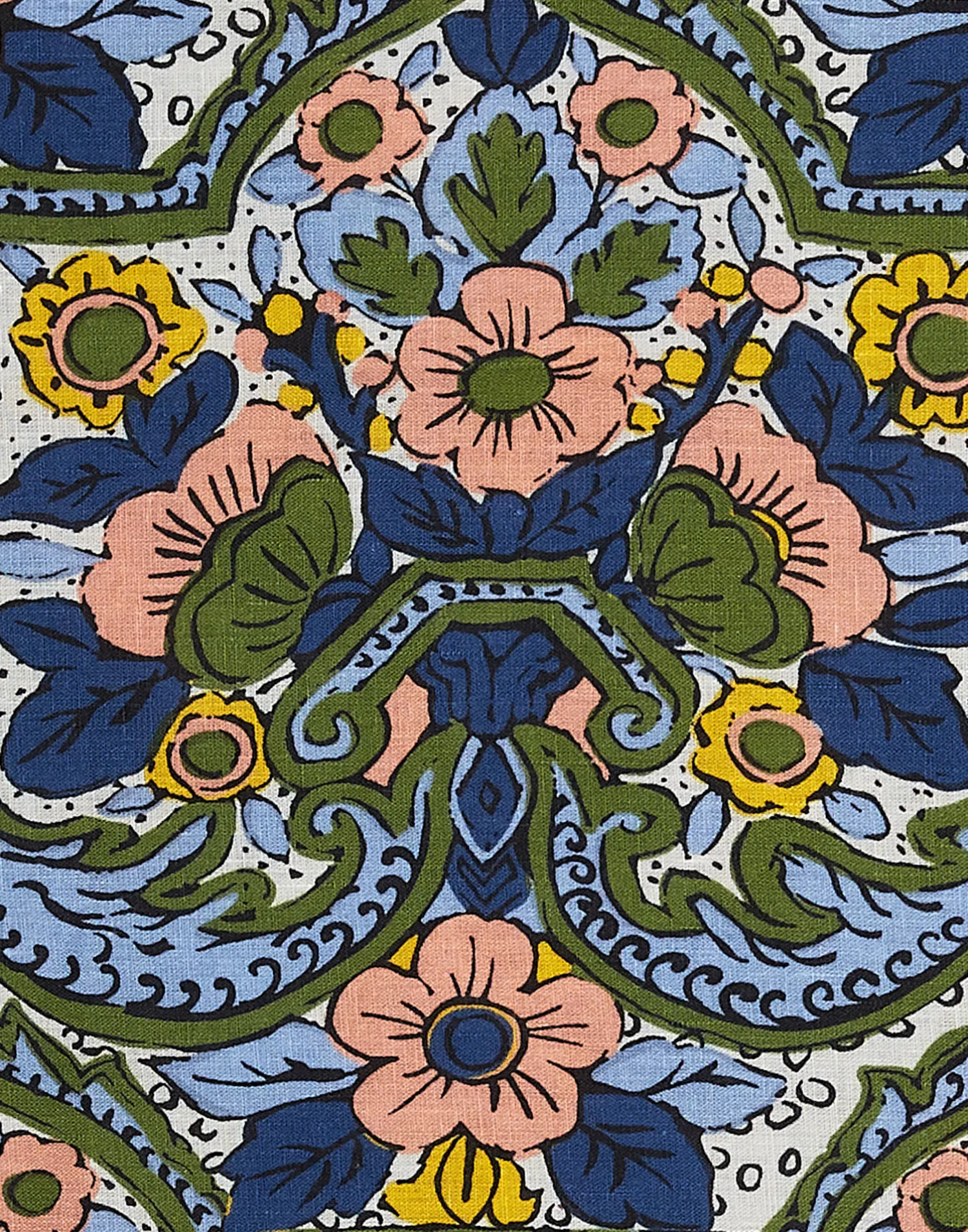 La DoubleJ Tovaglie|Tessili<Medium TableclothCorte Blu in Linen