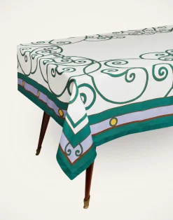La DoubleJ Tovaglie|Tessili<Medium TableclothCortile Lilac in Linen