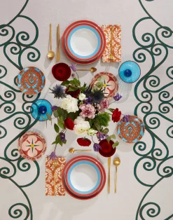 La DoubleJ Tovaglie|Tessili<Medium TableclothCortile Lilac in Linen