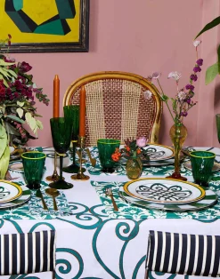 La DoubleJ Tovaglie|Tessili<Medium TableclothCortile Lilac in Linen