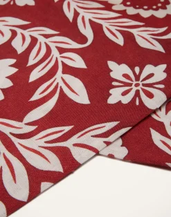 La DoubleJ Tovaglie|Tessili<Medium TableclothGarland Bordeaux in Linen