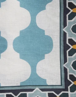 La DoubleJ Tovaglie|Tessili<Medium TableclothPlaza Sky Blue in Linen