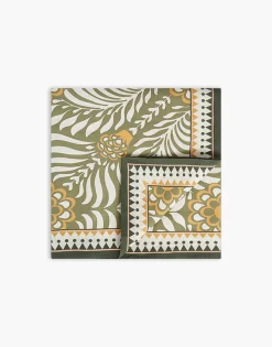La DoubleJ Tovaglie|Tessili<Medium TableclothTudorLight Green in Linen