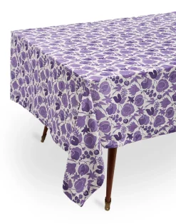 La DoubleJ Tovaglie|Tessili<Medium TableclothWildbird Viola in Linen