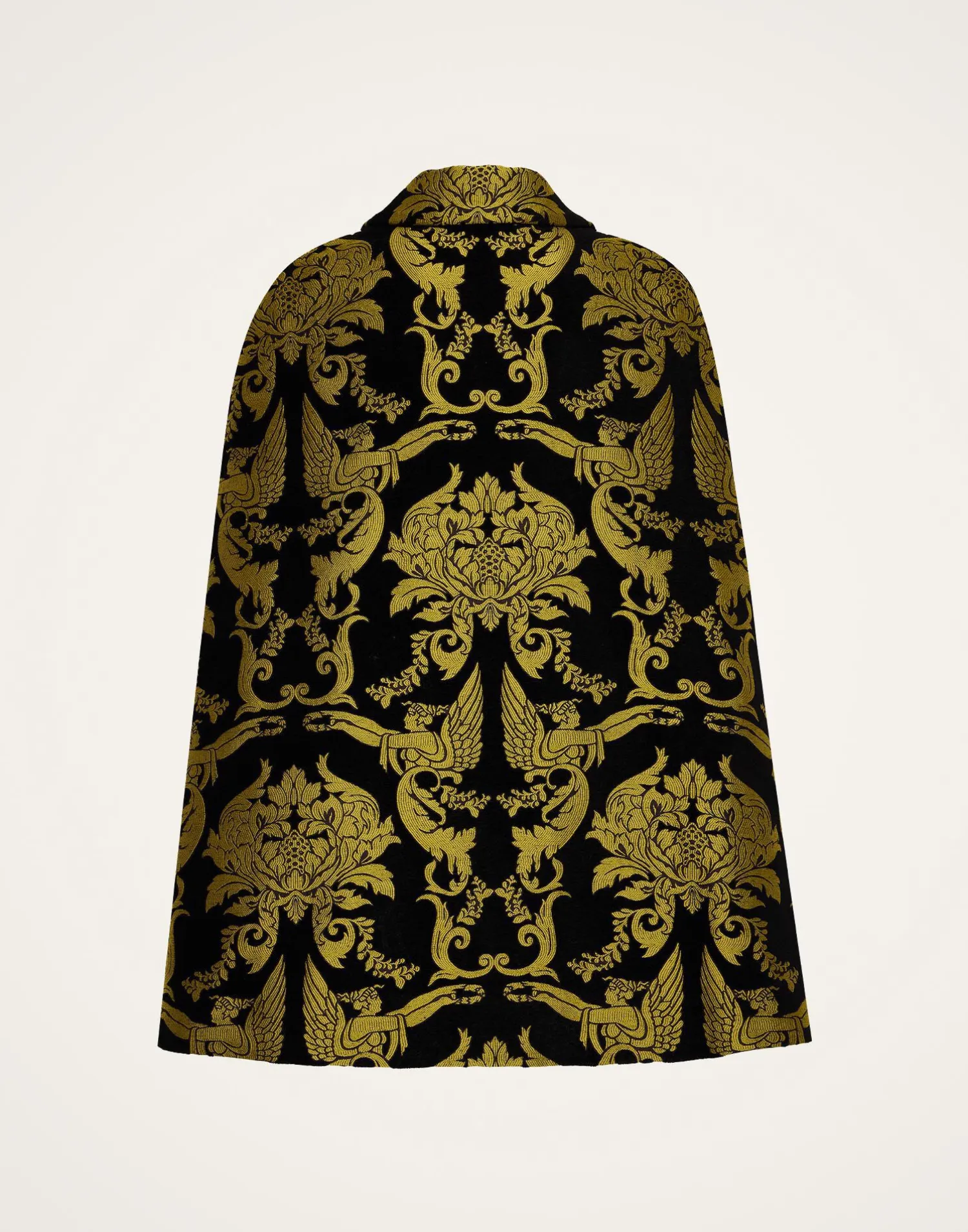 La DoubleJ Capispalla<Milano Mini CapeCherubs Black in Jacquard