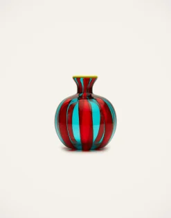 La DoubleJ Vasi|Home Décor<Mini Ciccio VaseRed/Turquoise in Glass