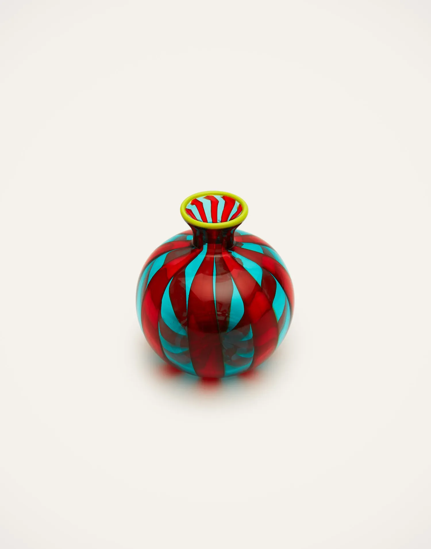 La DoubleJ Vasi|Home Décor<Mini Ciccio VaseRed/Turquoise in Glass