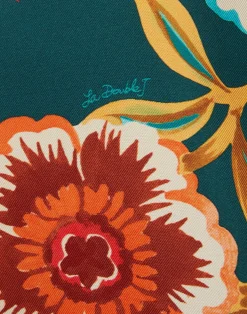La DoubleJ Party Dressing<Mini Magnifico DressHottie Emerald in Silk Twill