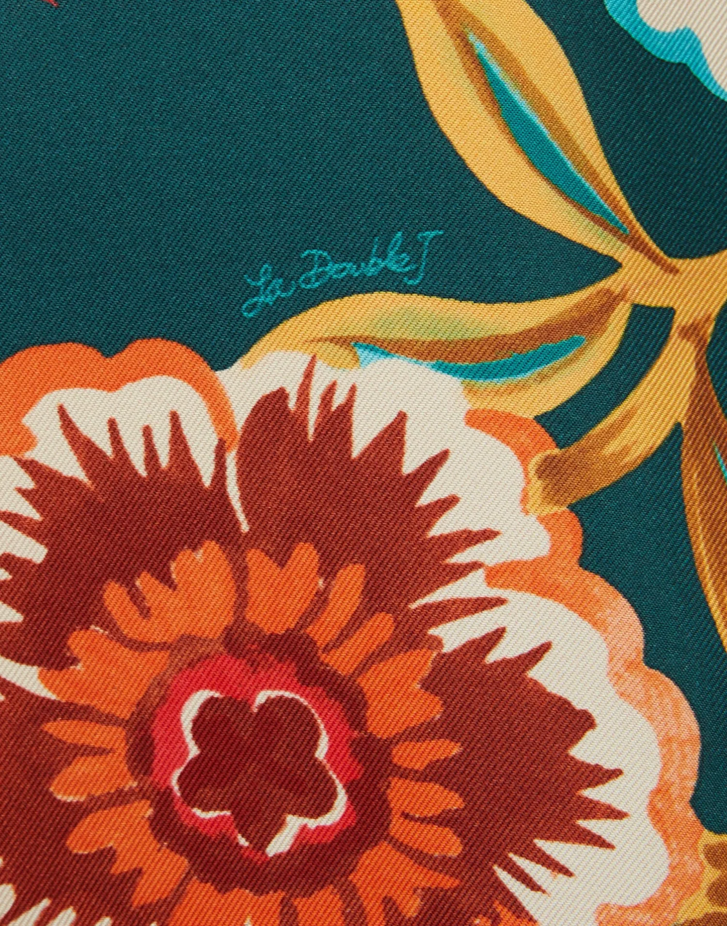 La DoubleJ Party Dressing<Mini Magnifico DressHottie Emerald in Silk Twill