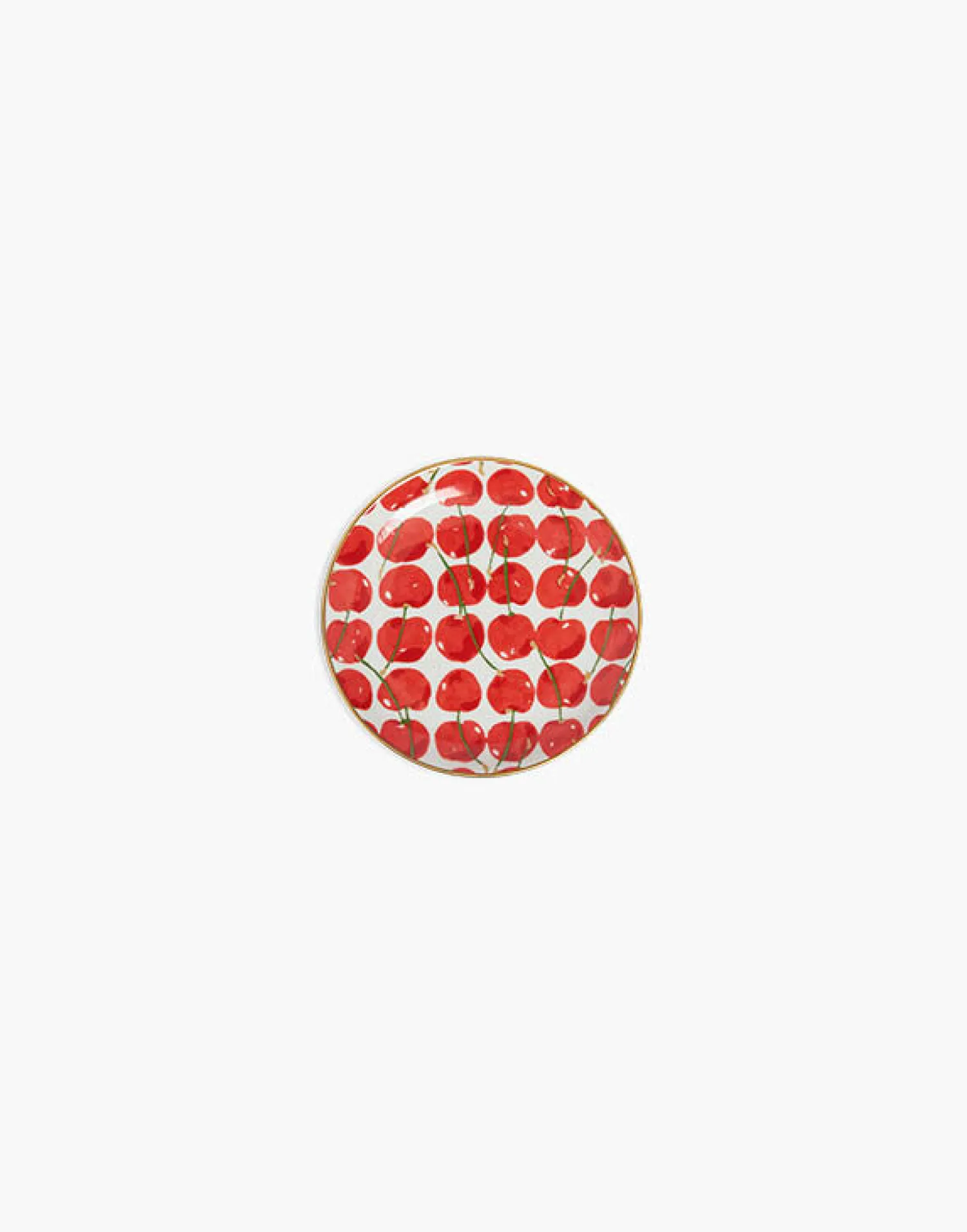 La DoubleJ Piatti Da Dessert & Piattini|Tavola<Mini PlateCherries Ivory in Porcelain