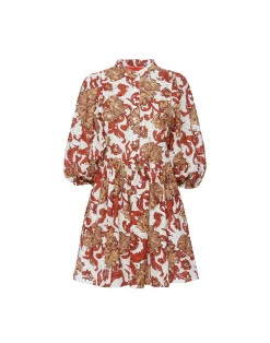 La DoubleJ Vestiti<Mini Portofino DressReef White in Printed Lace