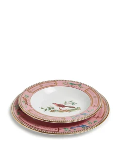 La DoubleJ Piatti|Tavola<Miniscalchi Soup & Dinner Plate Set18k Gold Antique Miniscalchi in Porcelain