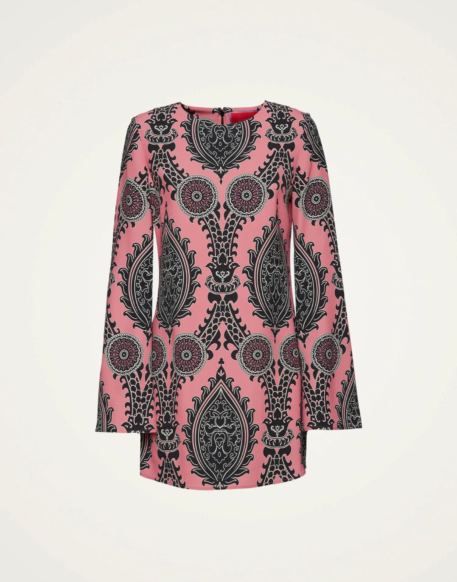 La DoubleJ Vestiti<Mini Supremes Swing DressOltrarno Pink in Sablé Satin