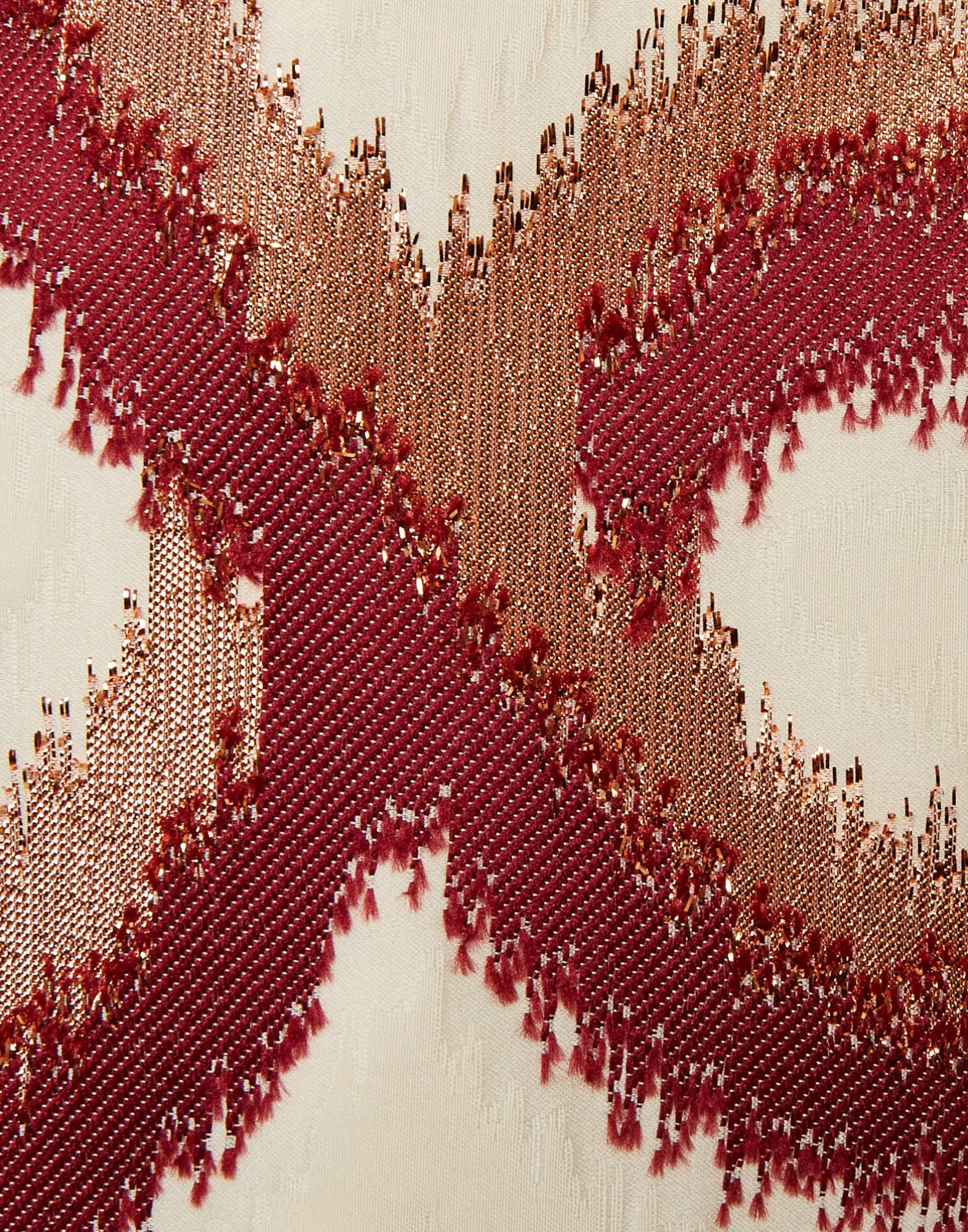 La DoubleJ Vestiti<Mini Swing DressTackle Burgundy in Jacquard
