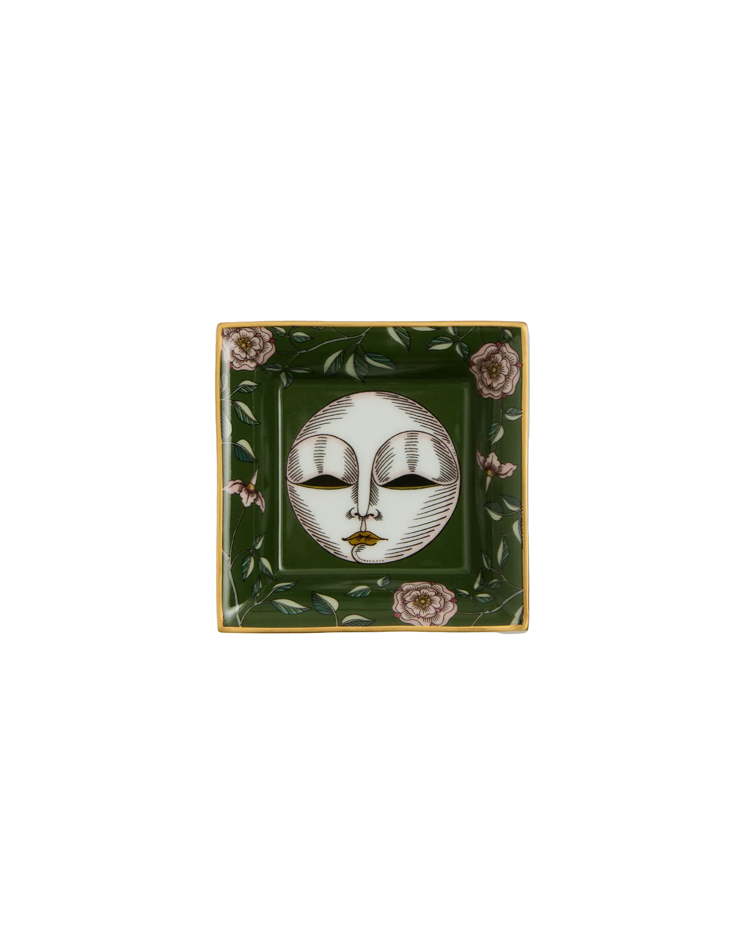 La DoubleJ Vassoi E Svuotatasche|Home Décor<Mini Trinket TrayThe Moon Dark Green in Porcelain